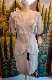 Tailleur DYUMAR NUOVO completo misto lino - Tg.42