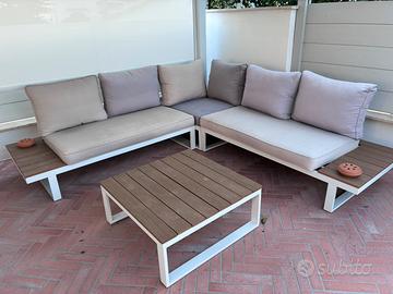 Set divanetti angolare da esterno