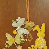 ELEGANTE DECORAZIONE PASQUALE. NUOVA