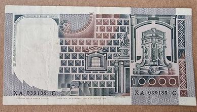 DIECIMILA 10000 LIRE CASTAGNO SERIE SPECIALE XA C