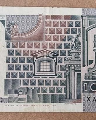 DIECIMILA 10000 LIRE CASTAGNO SERIE SPECIALE XA C