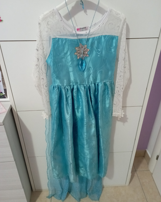 Vestito Carnevale Elsa Frozen