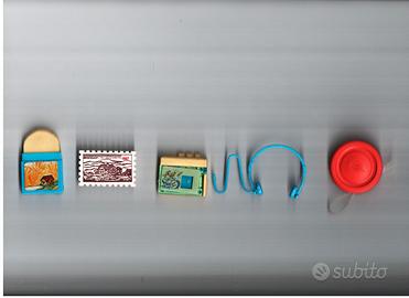 5 Gommine Mulino Bianco - Anni 80 - Vintage!