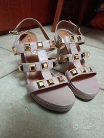 Sandali in vero cuoio firmate VIA ROMA 15