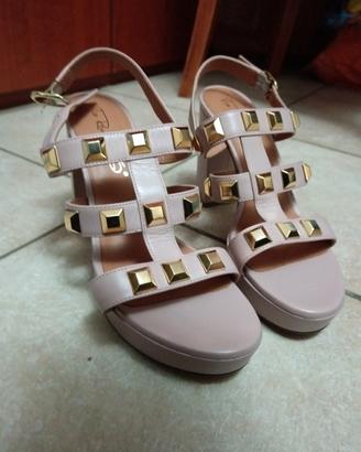 Sandali in vero cuoio firmate VIA ROMA 15