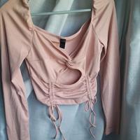 Maglietta donna rosa antico