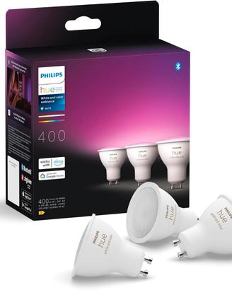Philips Hue Faretto Smart GU10, Luce Bianca e Colo