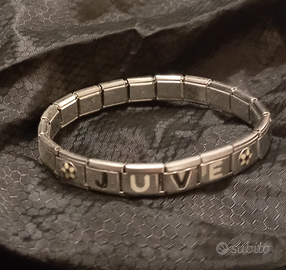 Juventus calcio bracciale acciaio