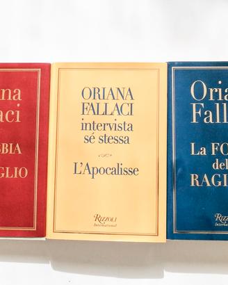 3 Libri di Oriana Fallaci