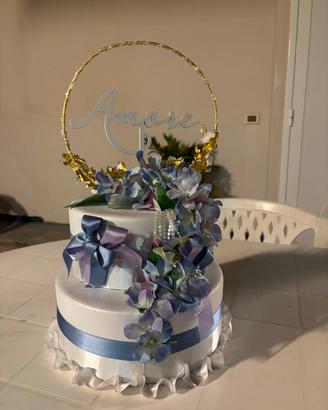 torta scenografia decorativa "Amore"stile elegante