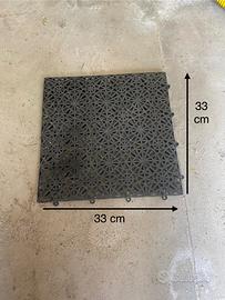 Paistrelle da giardino in PVC ad incastro