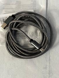 Cavo ricarica veloce cellulare usb micro 2mt