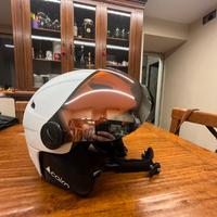 Casco sci cairn con maschera integrata