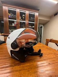 Casco sci cairn con maschera integrata