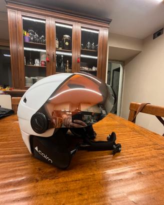 Casco sci cairn con maschera integrata