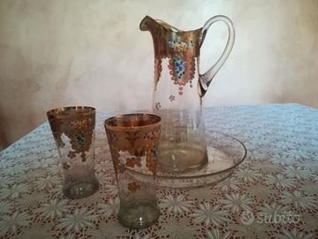 Caraffa con Bicchieri Oro zecc. -Periodo 1890-1897