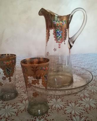 Caraffa con Bicchieri Oro zecc. -Periodo 1890-1897