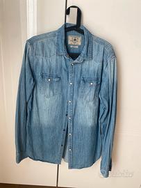 Camicia jeans uomo zara