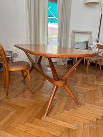 Tavolo da pranzo vintage anni ‘50-stile Ico Parisi