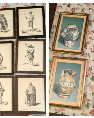Collezione Stampe Antichi Mestieri / Vasi Maiolica