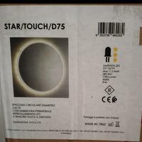 Specchio circolare Etrusca Star touch D75