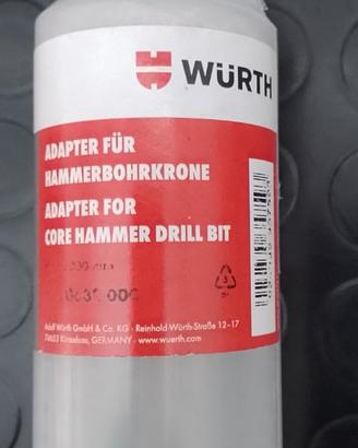 Prolunga corona tazza muro cemento Würth