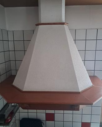 cappa cucina con tubo di scarico 