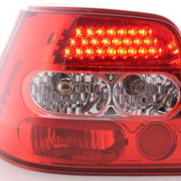 Fanali posteriori rossi/crystal a led per VW GOLF 