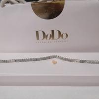 Dodo bracciale argento rondelle oro pomellato 