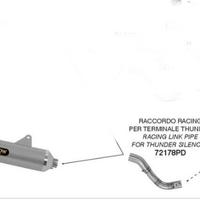 scarico completo Harrow Honda CRF 300 L 