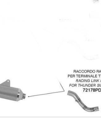 scarico completo Harrow Honda CRF 300 L 