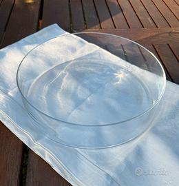 Vaso in vetro trasparente