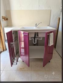 Mobile Lavello Cucina SCAVOLINI – Doppia Vasca con