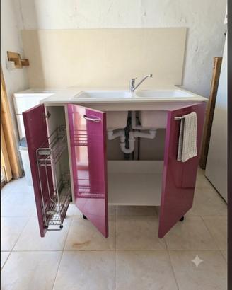 Mobile Lavello Cucina SCAVOLINI – Doppia Vasca con