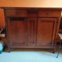 Credenza legno massiccio arte povera