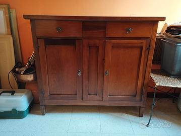 Credenza legno massiccio arte povera