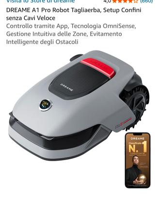 NUOVO Tagliaerba Dreame roboticmower A1 pro