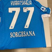 Maglia di Kvara ultima indossata