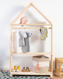 Childhome - Appendiabiti a Casetta - Legno