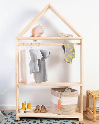 Childhome - Appendiabiti a Casetta - Legno