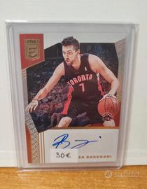 Carte panini Nba Andrea Bargnani autografata 