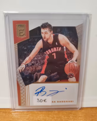 Carte panini Nba Andrea Bargnani autografata 