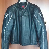 Giacca dainese pelle nera Tg 50