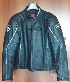 Giacca dainese pelle nera Tg 50