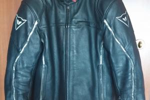 Giacca dainese pelle nera Tg 50