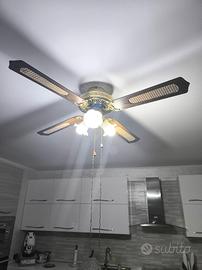 lampadario ventilatore da soffitto 