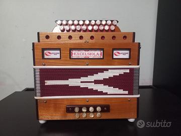 Organetto a 8 Bassi e 21 Tasti Tonalità Sol - Do