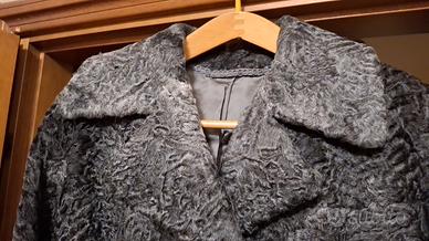 giaccone in pelliccia di astrakan usato pochissimo