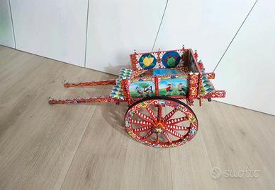 Splendido carretto siciliano artigianale, realizza