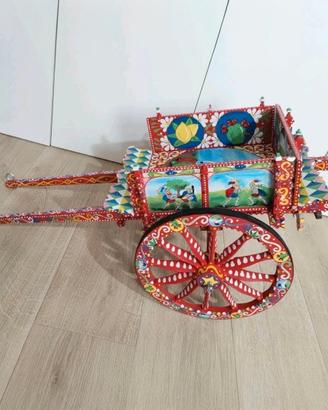 Splendido carretto siciliano artigianale, realizza